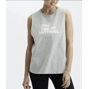 FABLETICS She Can Do‎ Anything Tank Gray Medium